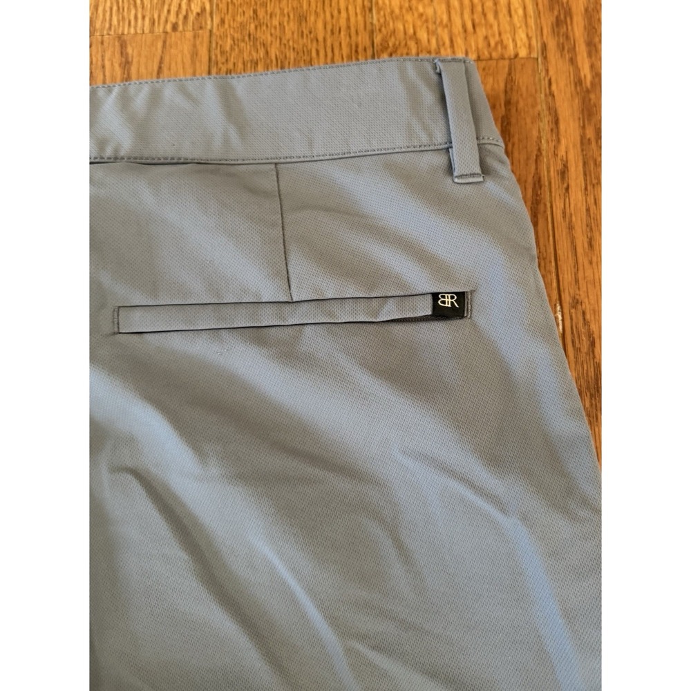 Banana Republic Mens 32x32 Traveler Pant Gray Stretch Performance QuickDry Chino - Picture 3 of 9